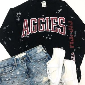 Victoria’s Secret PINK A&M Aggies Crop Top